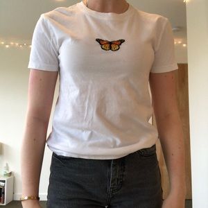 Brandy Melville butterfly tee